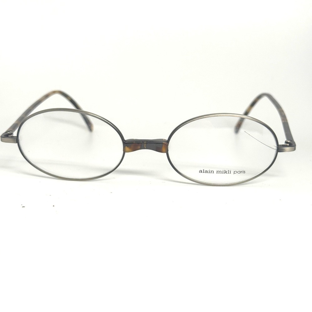 Alain Mikli‎ Paris 1138 Col 3002 Eyeglasses Oval Tortoise Shell France Vintage